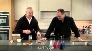 How to make a frappé coffee using an aerolatte milk frother [upl. by Indihar]