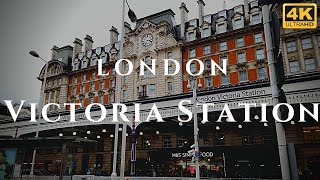 London Victoria Station Walk Through England 4K [upl. by Shaefer]