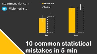 Ten Statistical Mistakes in 5 Min [upl. by Lowrie]